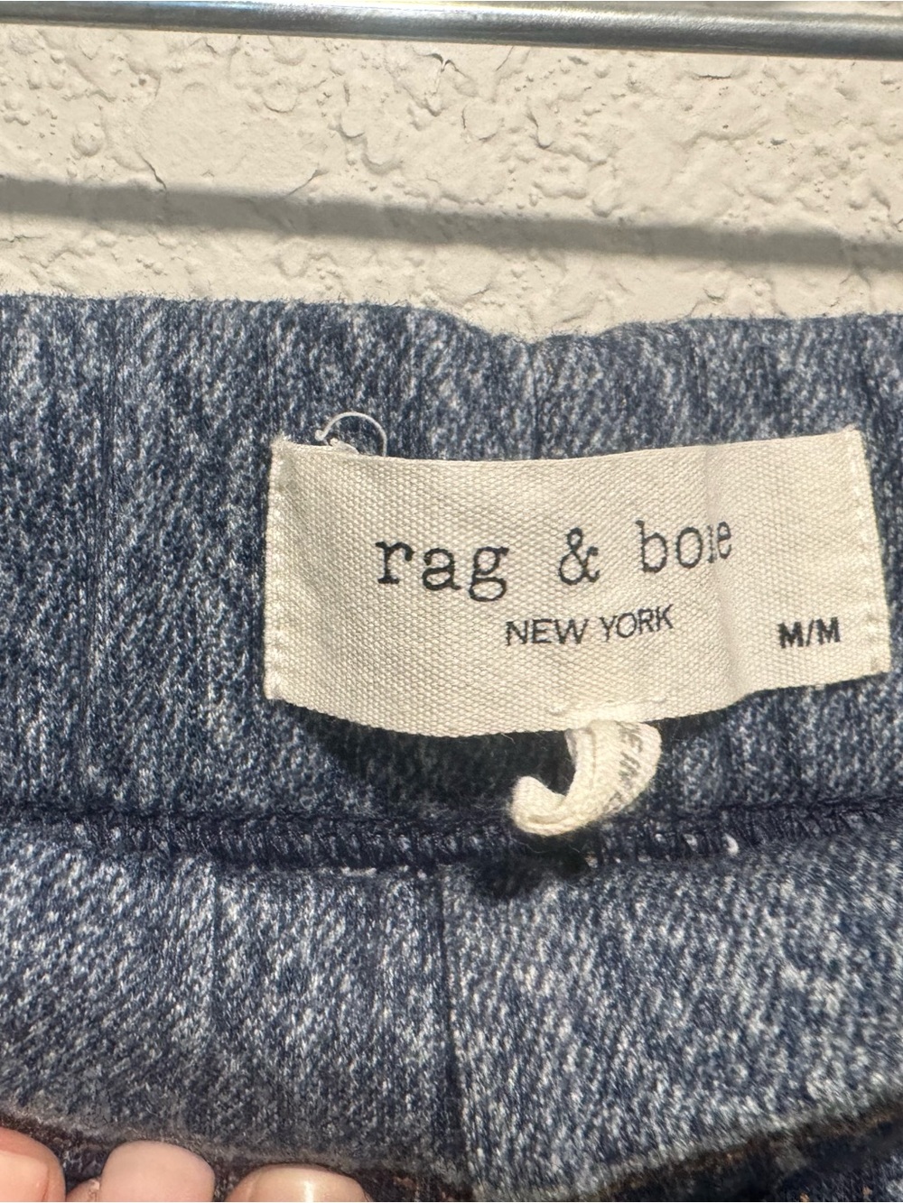 rag & bone Miramar Denim-Print Joggers Medium - Picture 3 of 9
